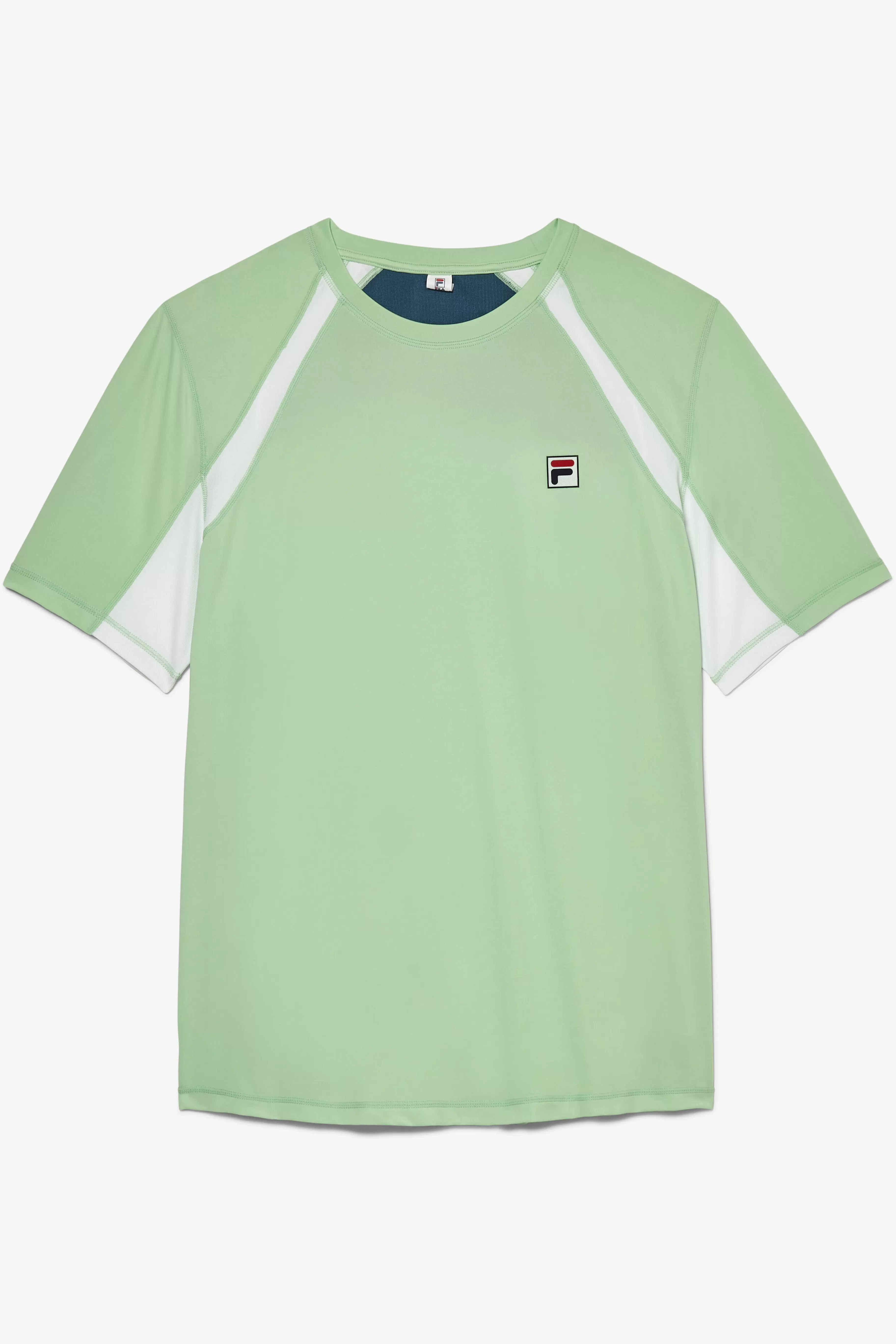 Fashion Baseline Short Sleeve Crew Tops | Tennis