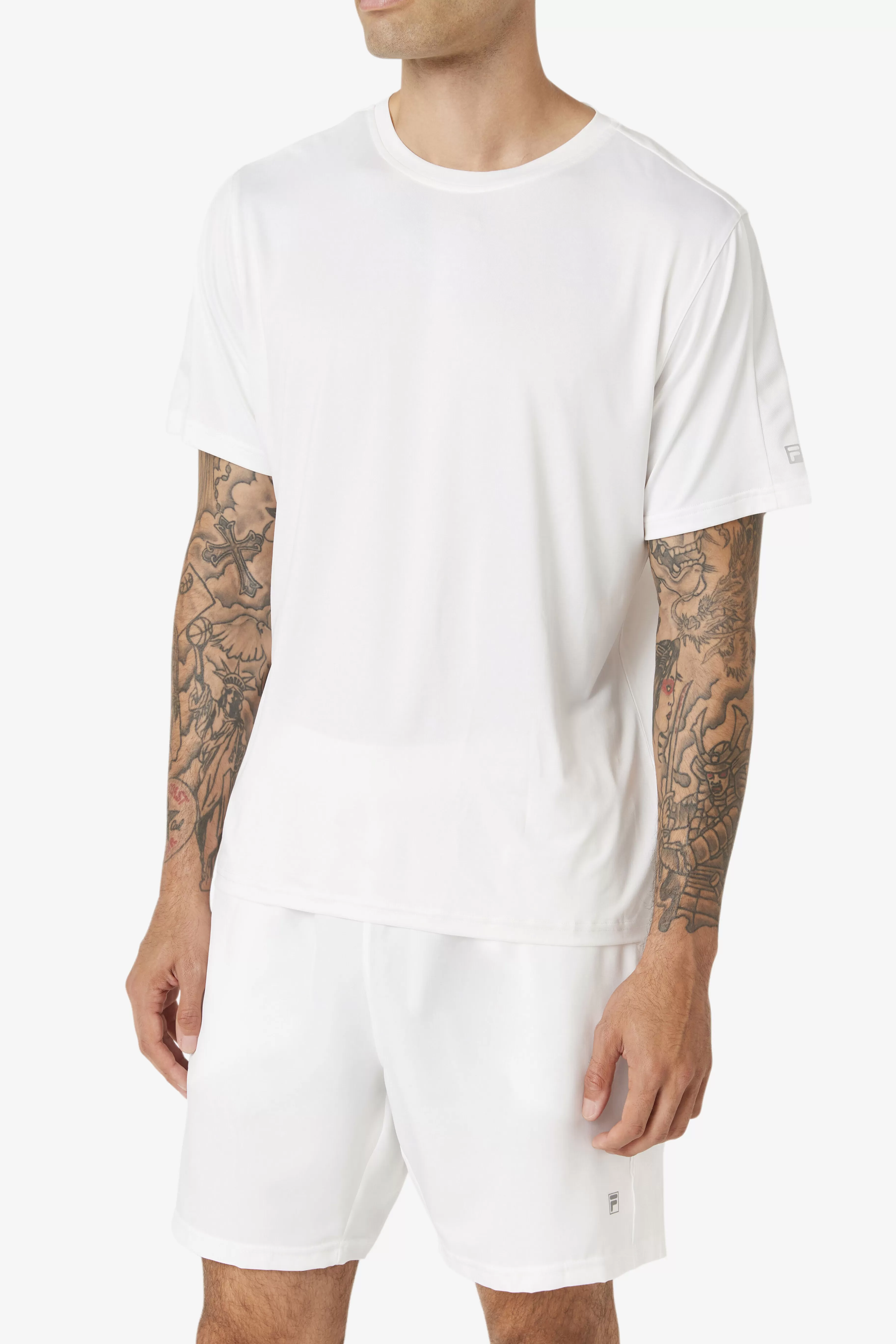 Fashion essentials heather mesh crew Polos & Shirts