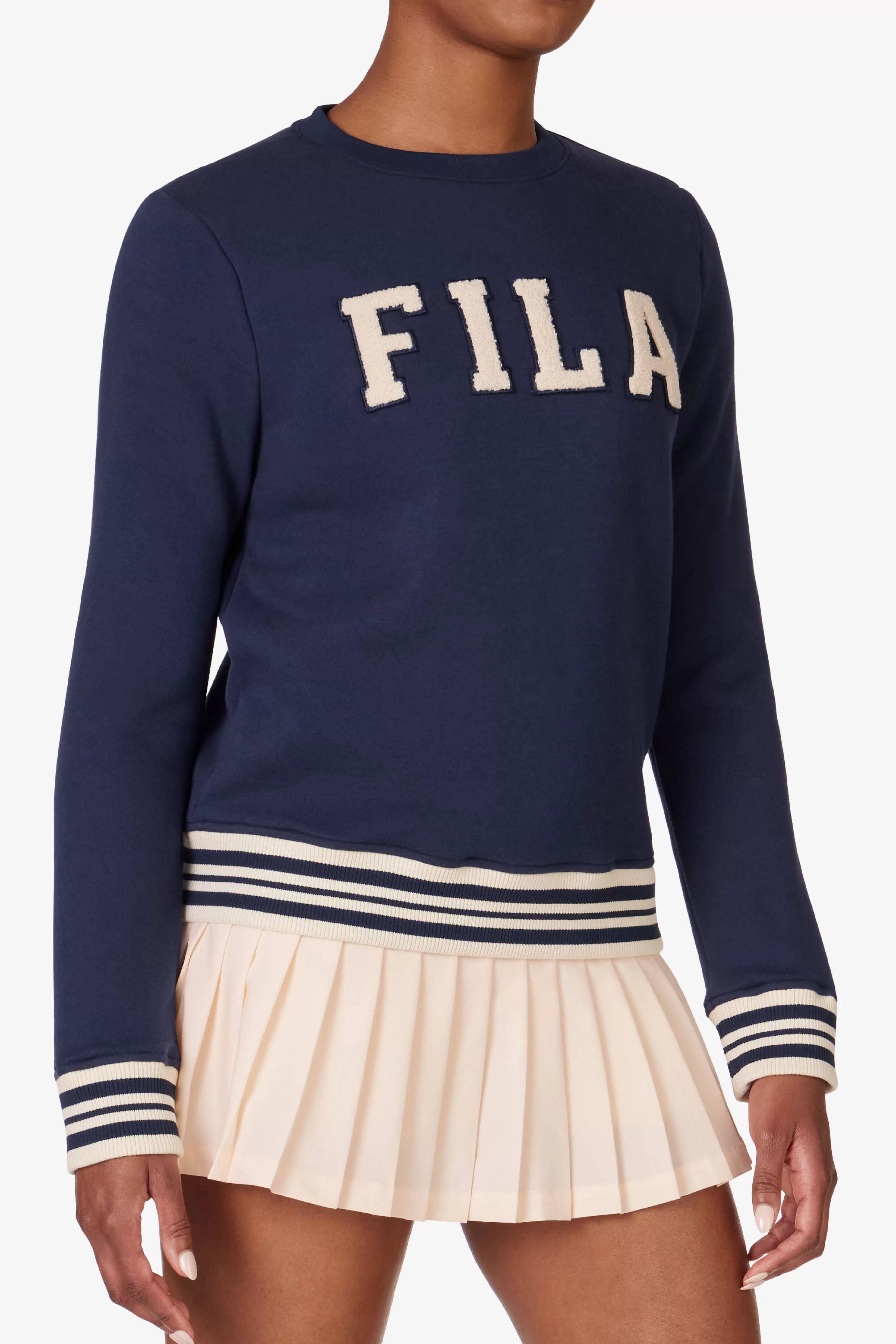 Shop HERITAGE LONG SLEEVE CREW Women Tops