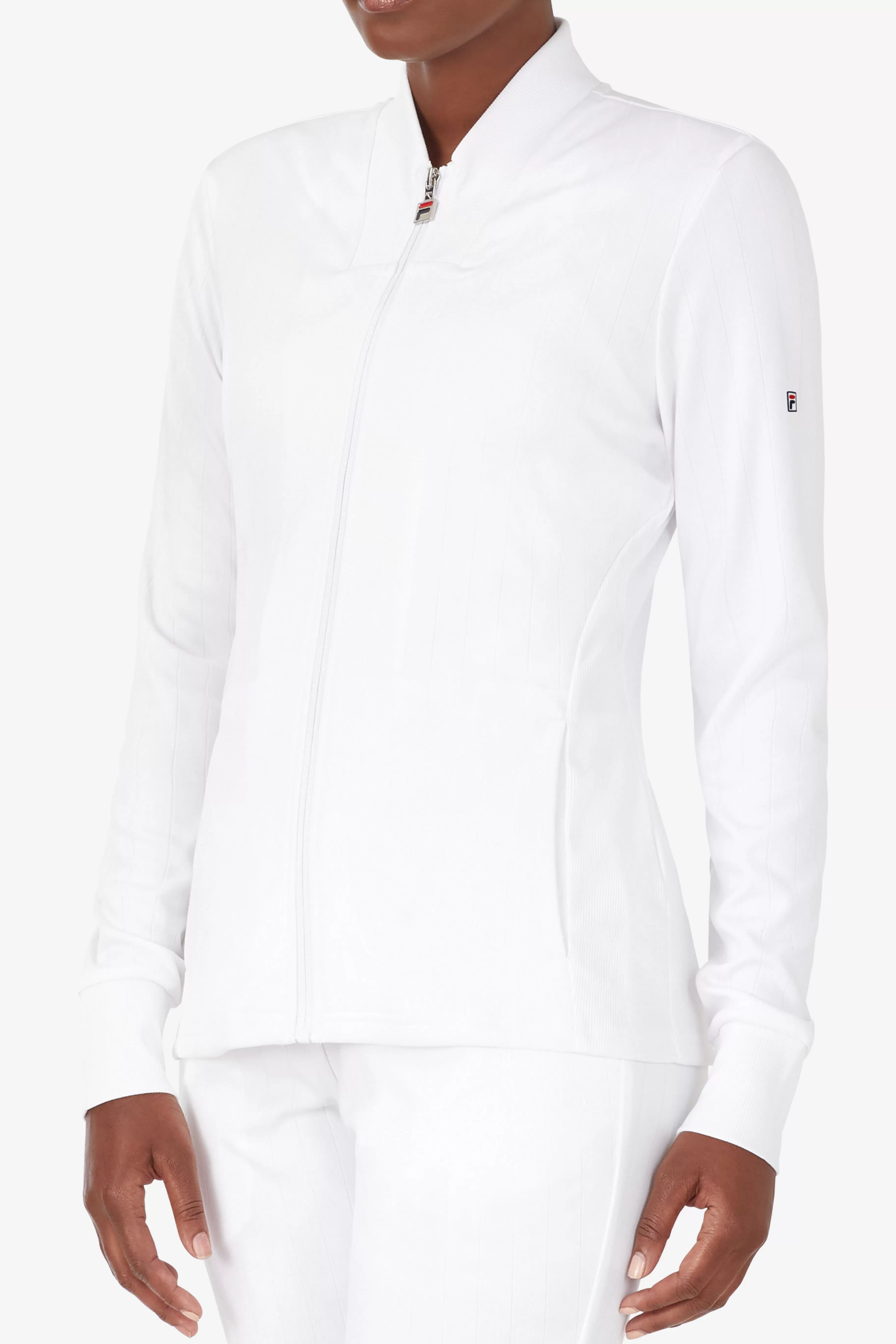 New White Line Track Jacket Women Tennis